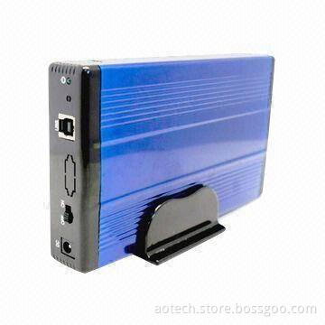 3.5-inch SATA HDD Enclosure, USB 3.0 External Hard drive Case, Mutiple Colors, OEM Service Provided